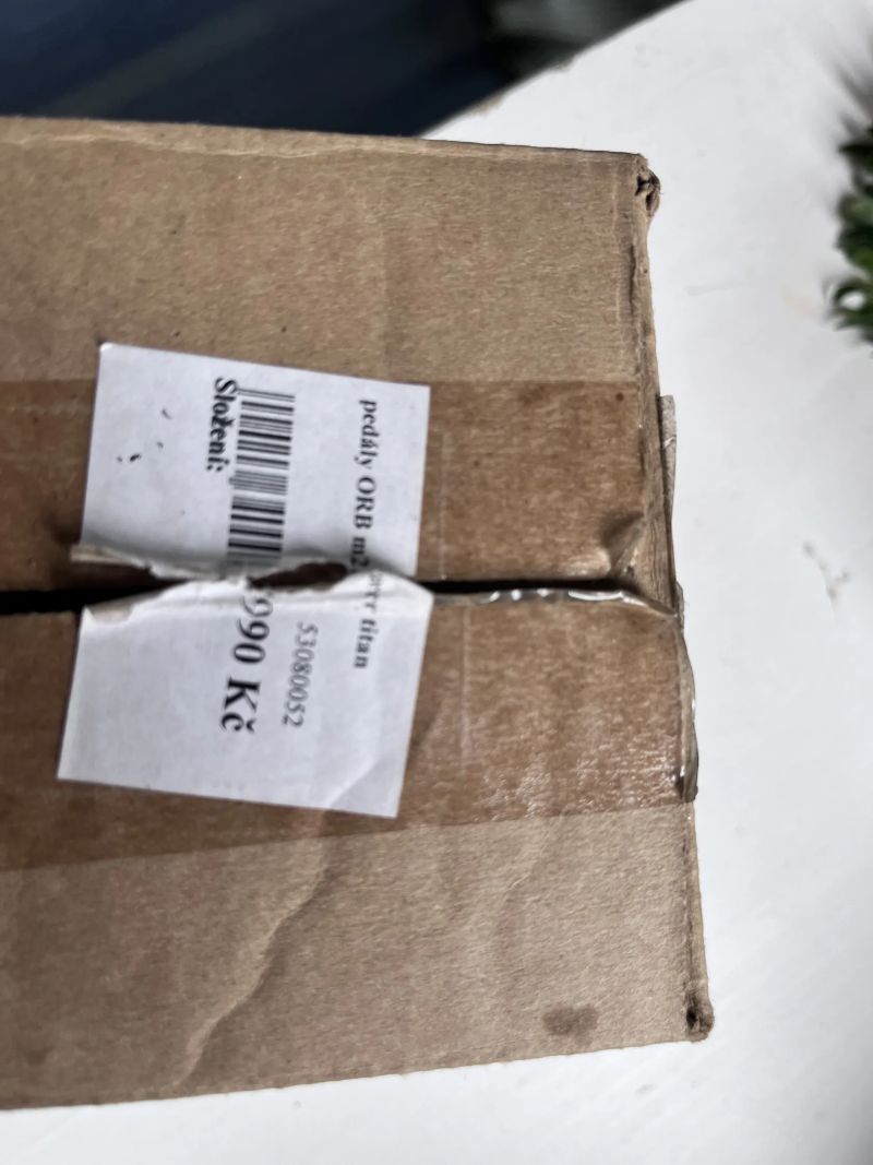 Prodám raritní titanové nášlapné pedály Orb M2 Racer