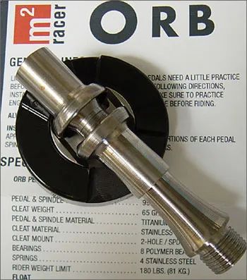 Prodám raritní titanové nášlapné pedály Orb M2 Racer