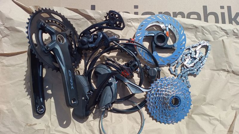 Gravel sada Shimano GRX 2x12 NOVÉ 