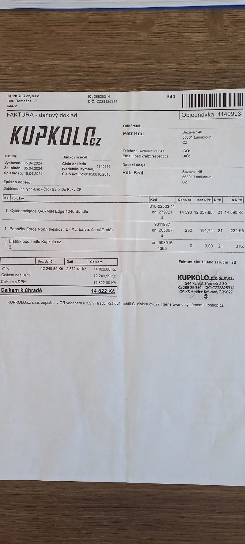 GARMIN Edge 1040 Bundle