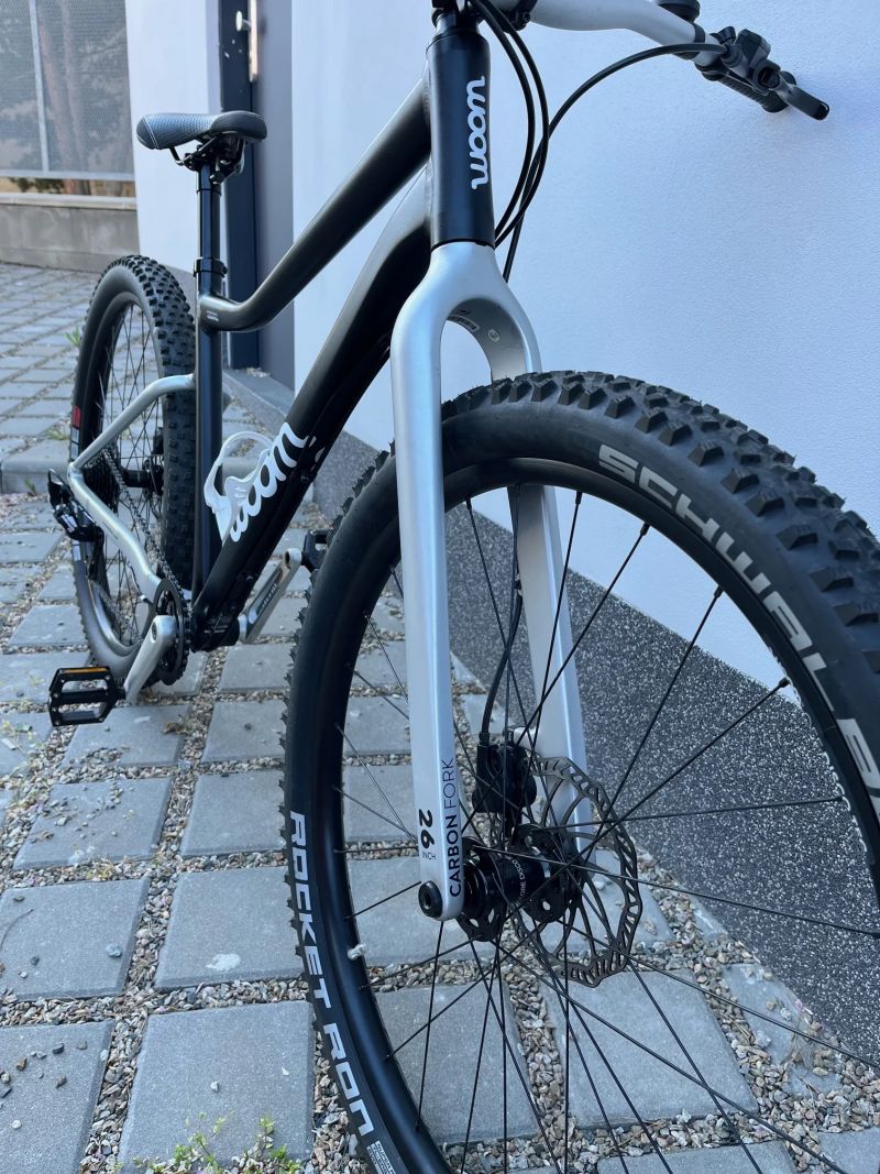 Horské kolo Woom off 6 / karbon vidlice