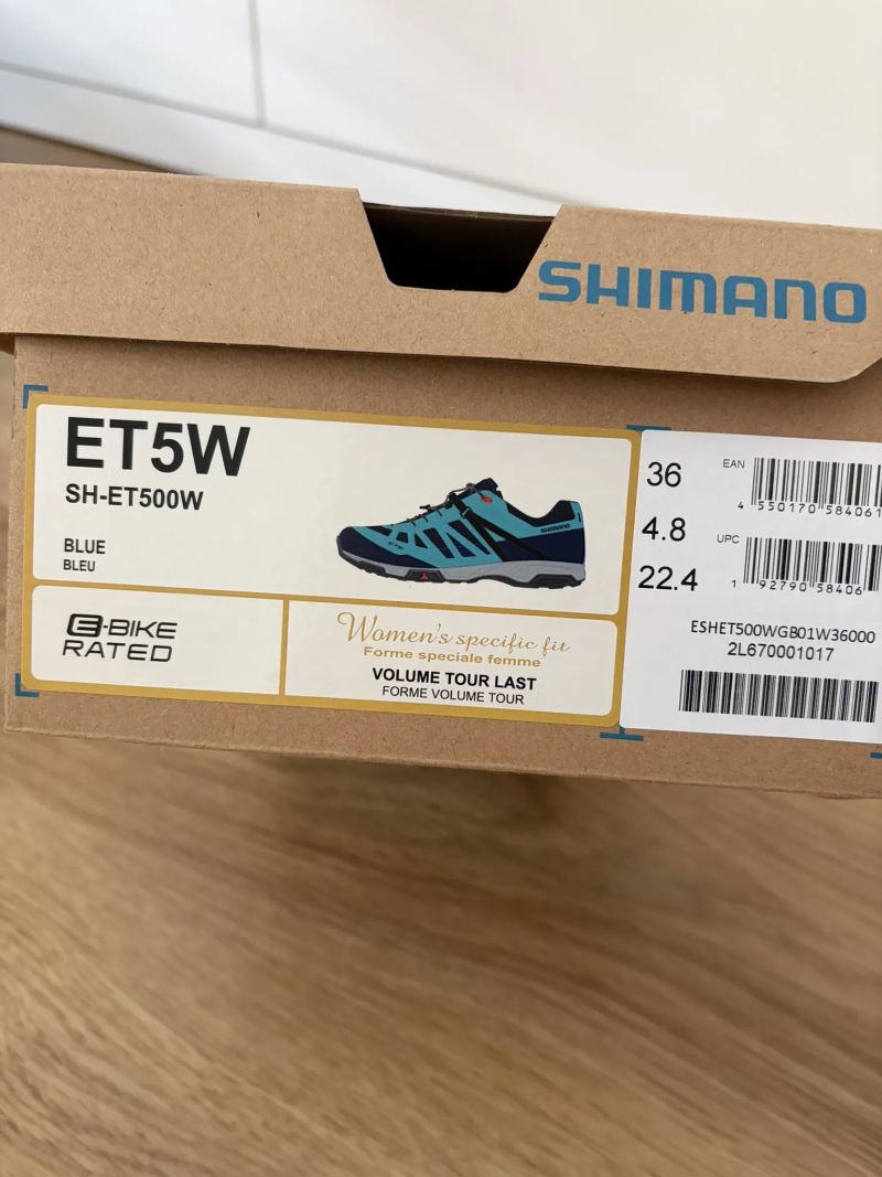 Dětské/Dámské tretry SHIMANO SH-ET500WB Blue - 36