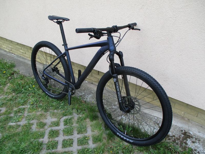 Nové 29" kolo na rámu MRX Sport 19", vzduch. vidlice Manitou Markhor, Shimano Deore 1x12, pevná osa