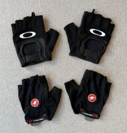 Prodám cyklistické rukavice Oakley Factory Road 2.0 a Castelli Arenberg Gel 2