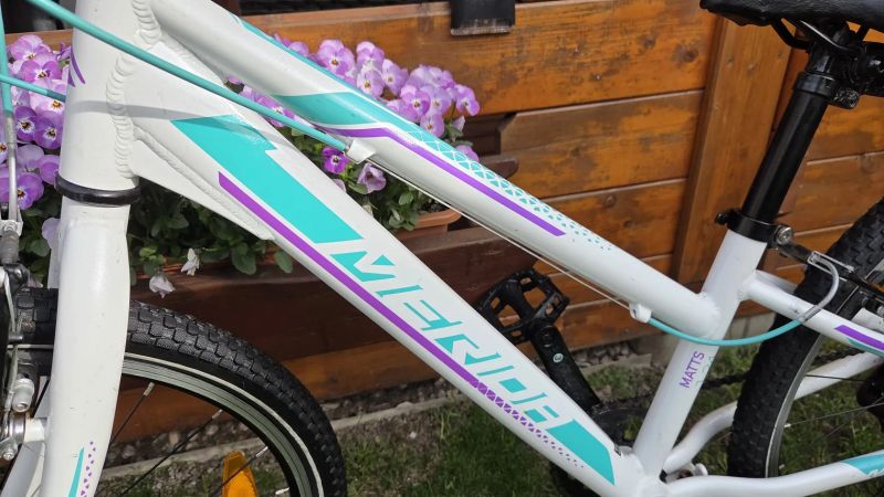 Dětské dívčí kolo 24" Merida Matts 7-12let postava 120-150cm minimálně použité.