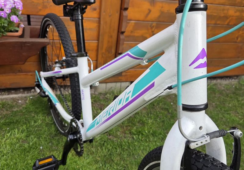 Dětské dívčí kolo 24" Merida Matts 7-12let postava 120-150cm minimálně použité.