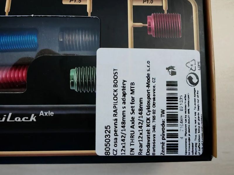 Pevné osy Rapilock k vozílkům 2kusy