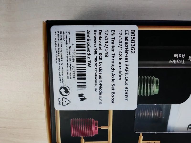 Pevné osy Rapilock k vozílkům 2kusy