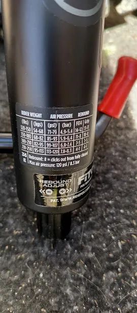 Fox Float 36 zdvih 160mm.27.5"+. váha 1890g