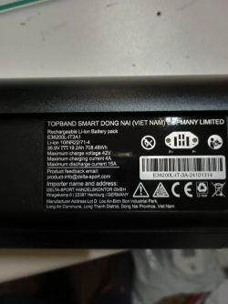 Nová baterie k elektrokolo crivit peak 709