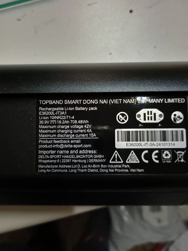 Nová baterie k elektrokolo crivit peak 709