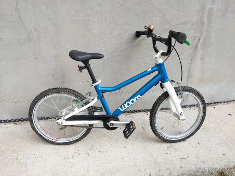 Woom 3 modrá metalická