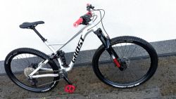 Ghost SL:AMR Base - silver / red L