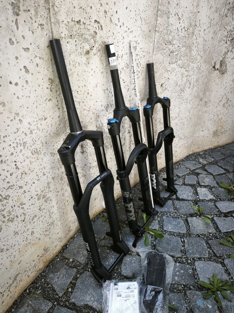 NOVÉ vidlice FOX 34 36 a DT Swiss F 535 ONE 150mm