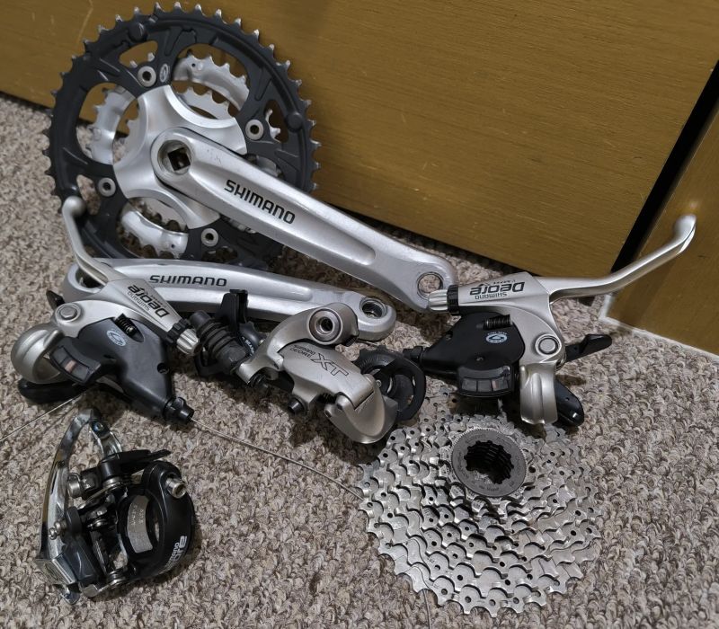 Shimano Deore/XT 3x9 sada