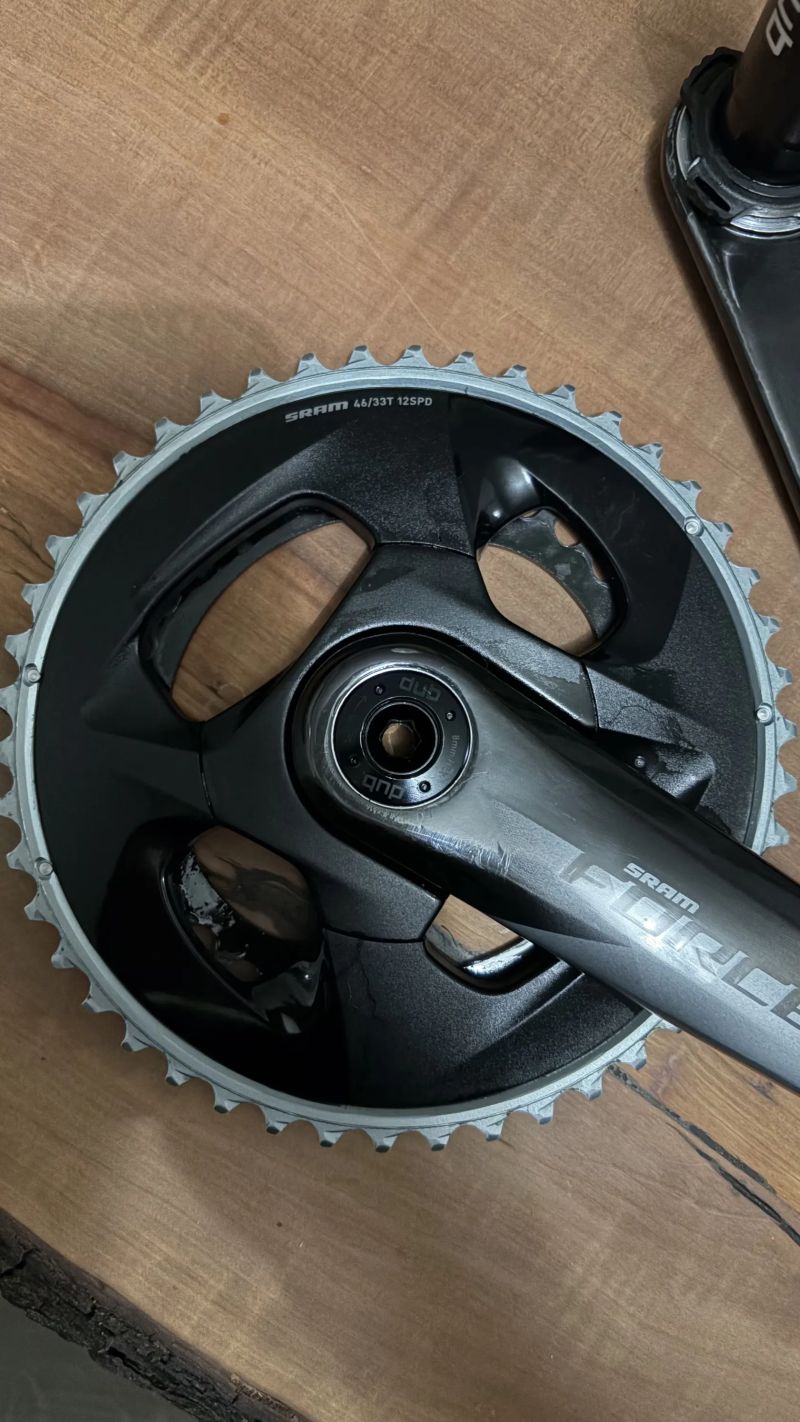 SRAM FORCE AXS D1 DUB Karbonové kliky 172,5mm vč. převodníku D1 46/33T 12SPD