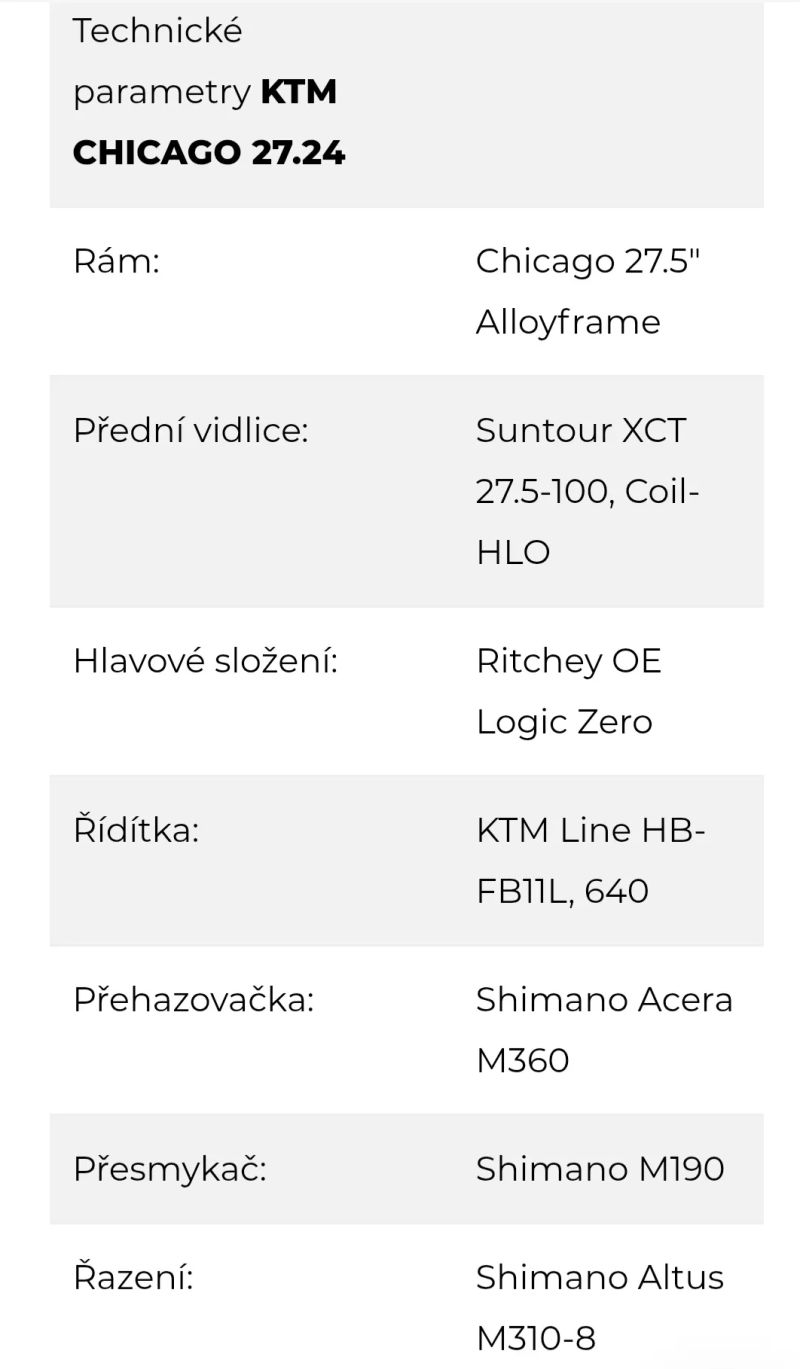 KTM CHICAGO 27.24 Disc H