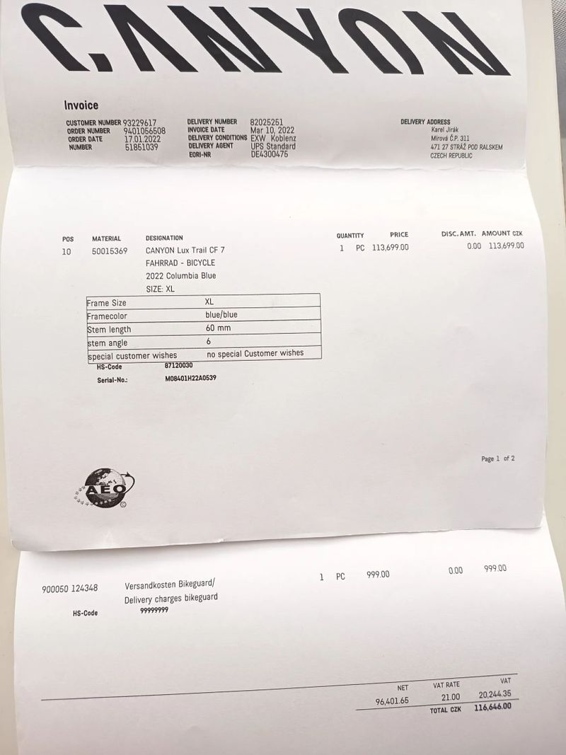 Canyon LUX Trail, čeká se.