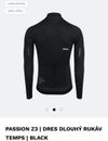 KALAS PASSION Z3 | DRES DLOUHÝ RUKÁV TEMPS | BLACK - Velikost 4