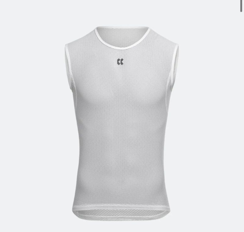 KALAS BASE Z1 | TRIKO BEZ RUKÁVŮ MICROMESH | BÍLÉ Velikost 4