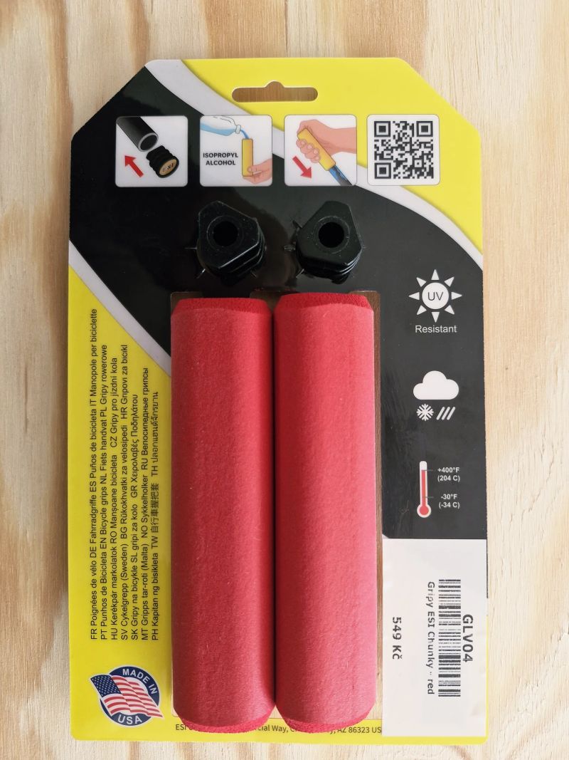 ESI Grips Chunky – silikonové gripy (nové, červené)