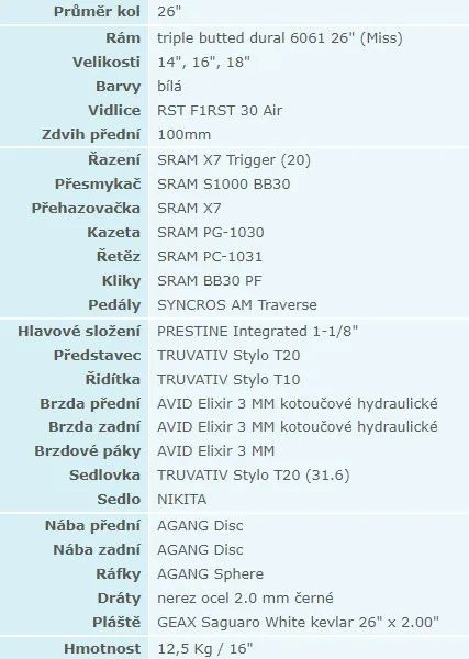 Dámské kolo Autor AGang Nikita 8.0 rám 16“ (S), kola 26“