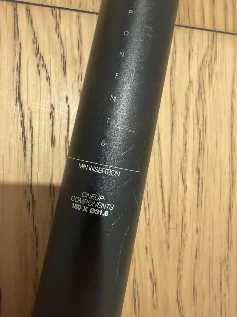 teleskopická sedlovka OneUp 31.6x180mm