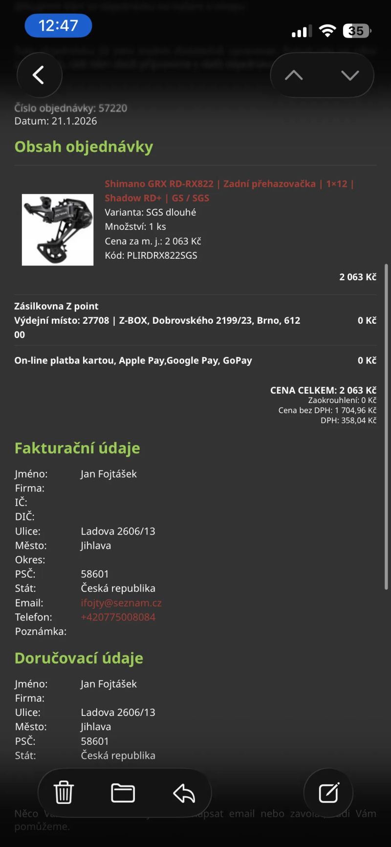 Shimano GRX 822 - SGS (dlouhé) 1x12sp