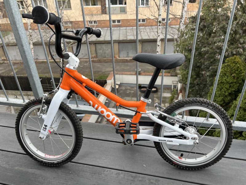 Dětské kolo WOOM 2 (14”) - oranžová 
