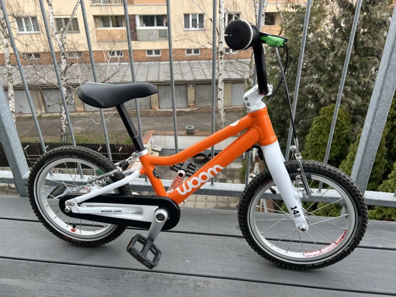 Dětské kolo WOOM 2 (14”) - oranžová 