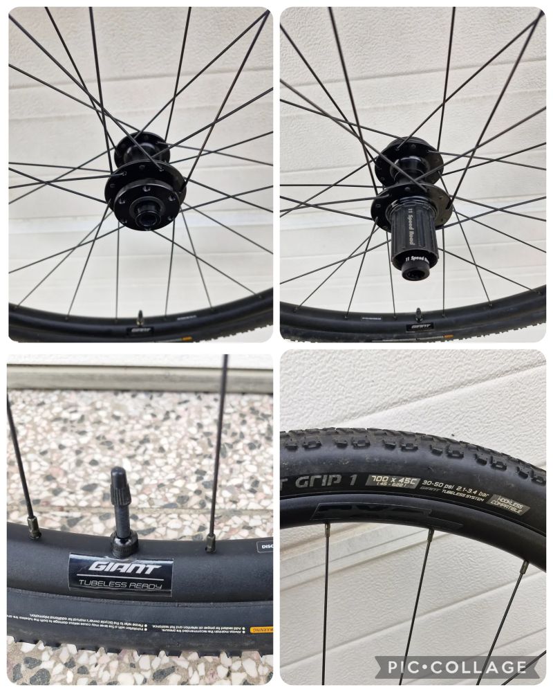 Zapletená kola Giant XCT-1 Disc (700c), minimální nájezd