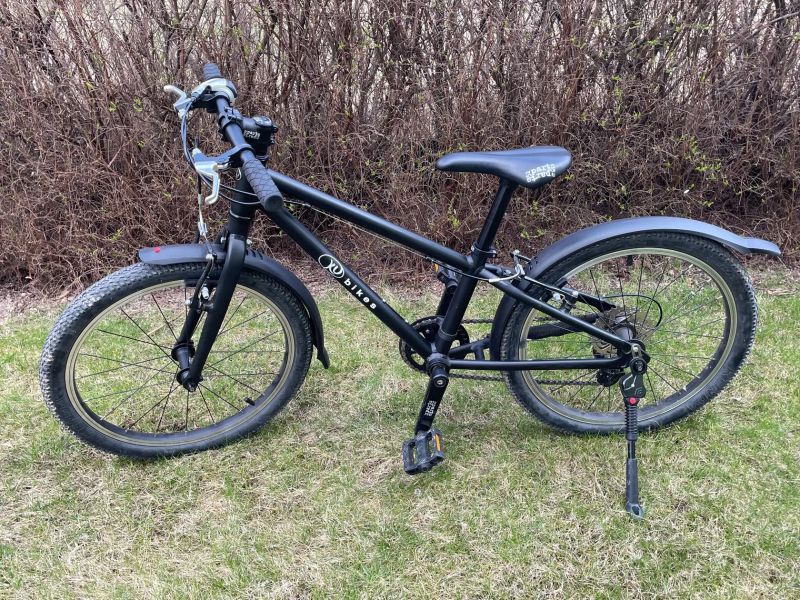 Dětské kolo KUbikes 20L MTB - Black (+blatníky a stojánek)