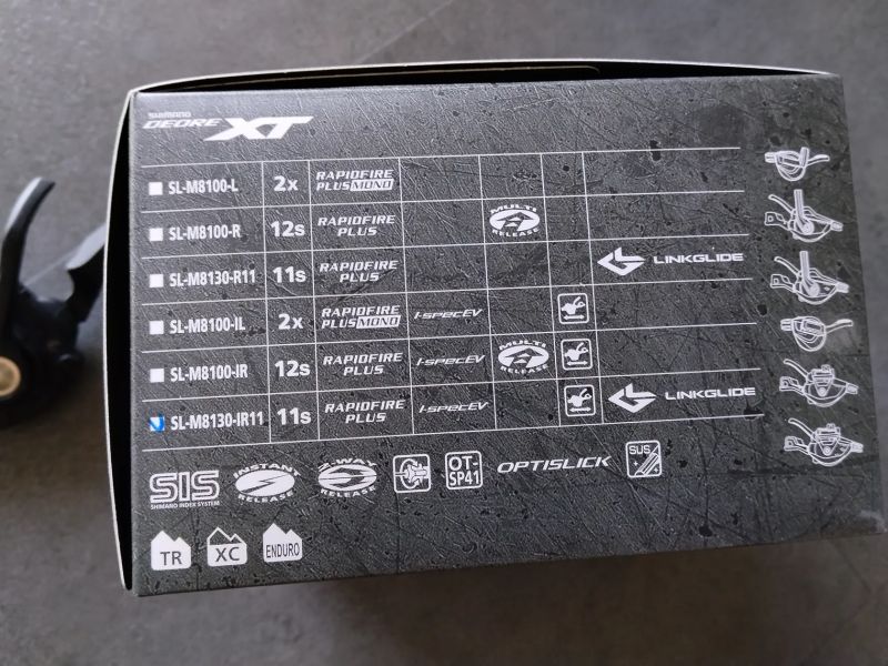 Radenie Shimano XT Sl-M8130 11-rýchl., I-Spec EV + packeta Zdarma