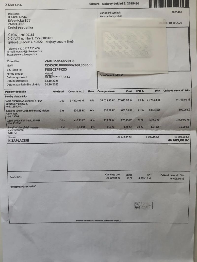 Cube Nuroad SLX ashgrey´n´grey 2026 (99% ochranný polep, včetně příslušenství)
