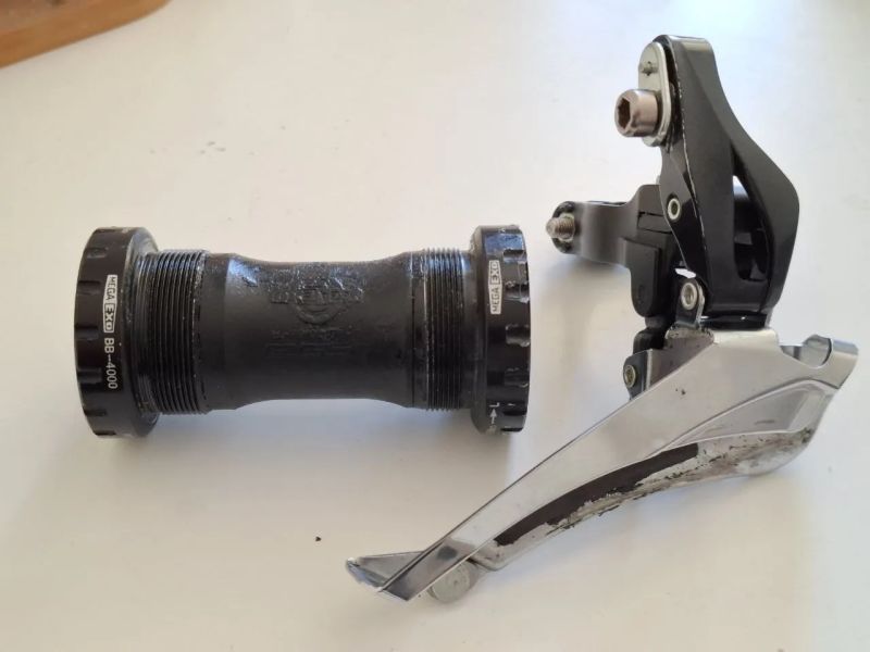 FSA Omega AGX+ kliky 170 mm + MegaExo BB + Shimano FD-3000 (set)