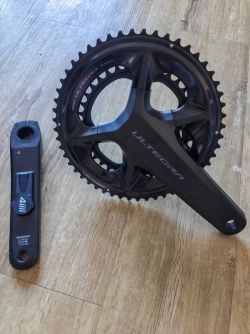Nové kliky Shimano Ultegra 12s 52/36 172,5 mm + wattmetr 4iiii
