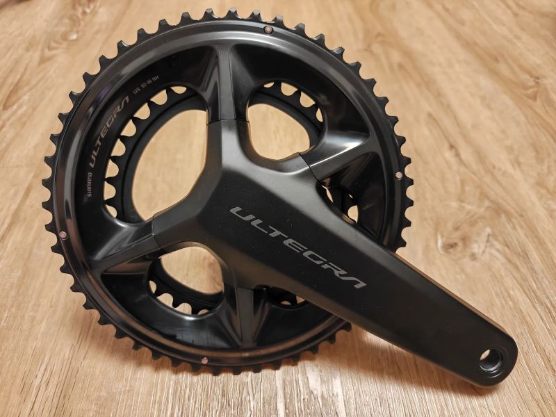 Nové kliky Shimano Ultegra 12s 52/36 172,5 mm + wattmetr 4iiii