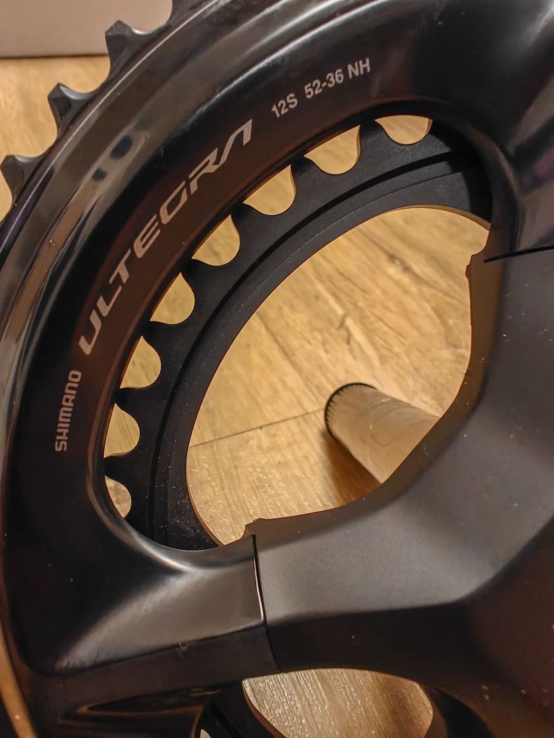 Nové kliky Shimano Ultegra 12s 52/36 172,5 mm + wattmetr 4iiii