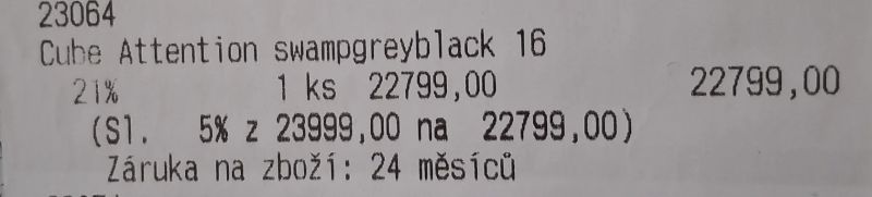 Cube Attention 27.5" vel. S – Deore, RockShox, TOP stav