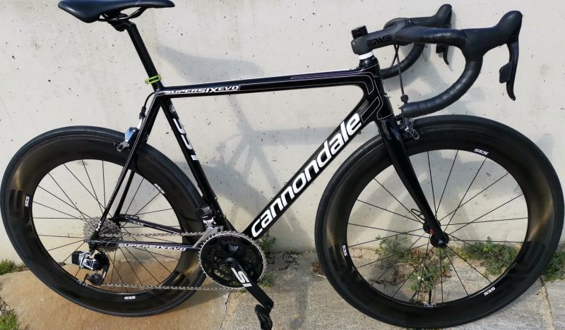 Cannondale Supersix Evo - Absolutně Top kolo i stav! El.řazení:Sram RED AXS, ENVE..PC přes 200.tis!