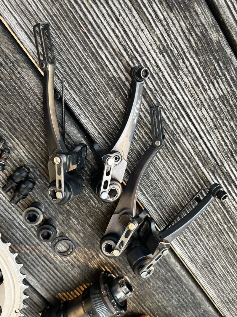 Shimano XTR M950 sada bez nábojů