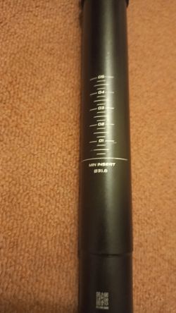 Teleskopická sedlovka Brand-X Ascent, 31,6mm, zdvih 170mm