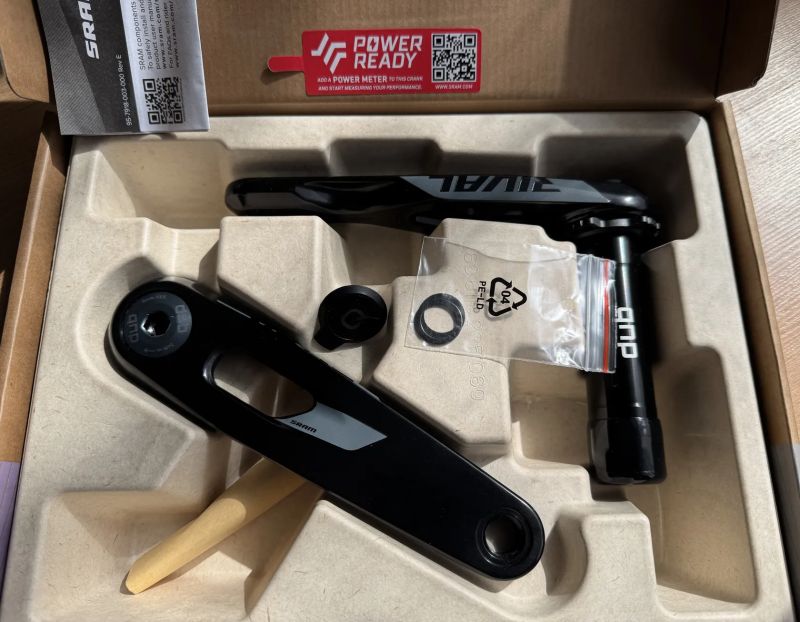 Kliky Sram Rival E1 DUB s powermetrem, 165 mm