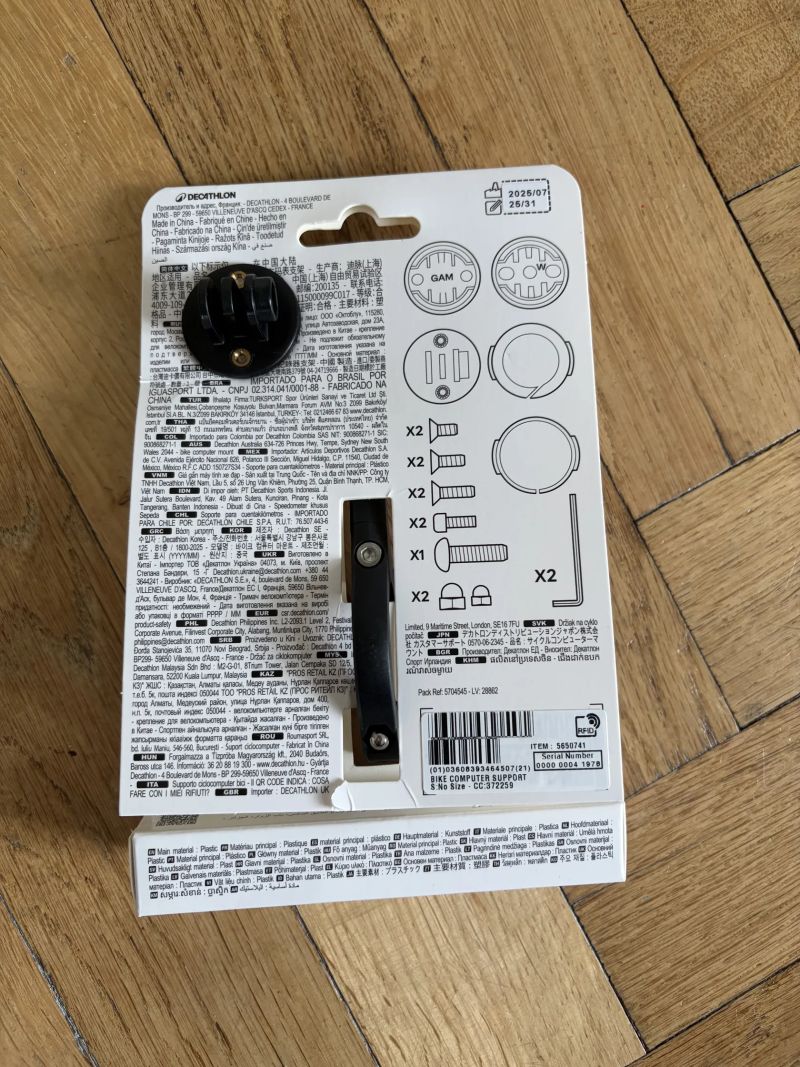 Van Rysel drzak na Garmin/Wahoo