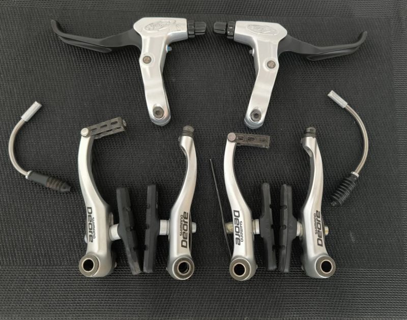 Shimano Deore V brzdy, páky Avid