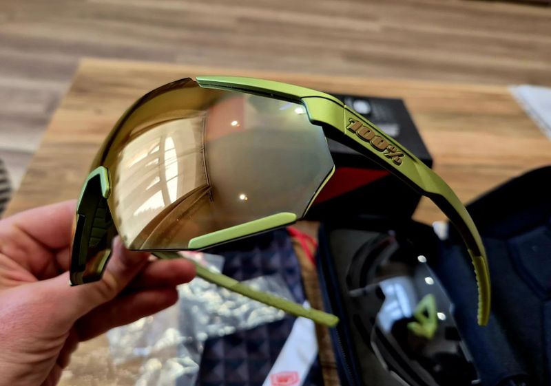 Nové brýle 100% Racetrap brýle Matte Metallic Viperidae/Bronze Multilayer Mirror Lens