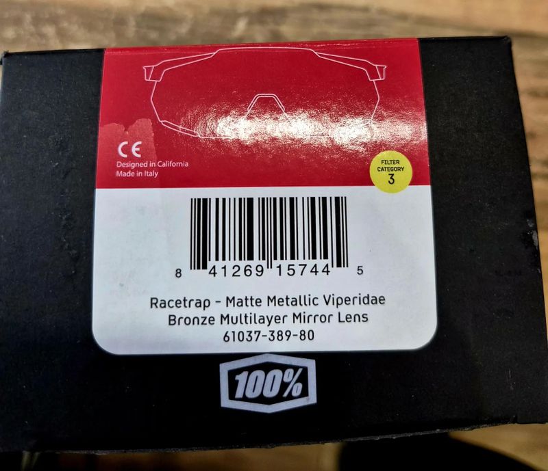 Nové brýle 100% Racetrap brýle Matte Metallic Viperidae/Bronze Multilayer Mirror Lens