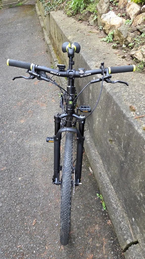 Juniorské kolo MAXBIKE 26" Černo/ZELENÉ – Deore, vzduchová vidlice, 11–46 kazeta