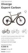Specialized Diverge Expert Carbon - 2025 SRAM Rival eTap AXS/GX EAGLE AXS, velikost rámu M 