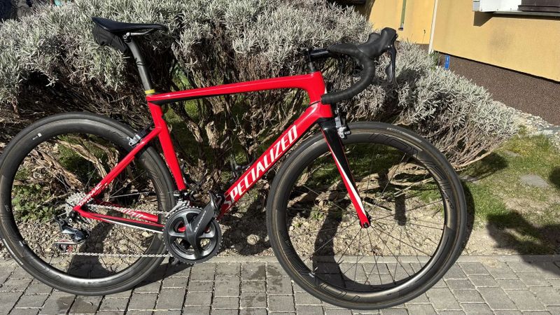 Specialized Tarmac SL6 Expert vel. 56, Wattmetr 2 sady kol 